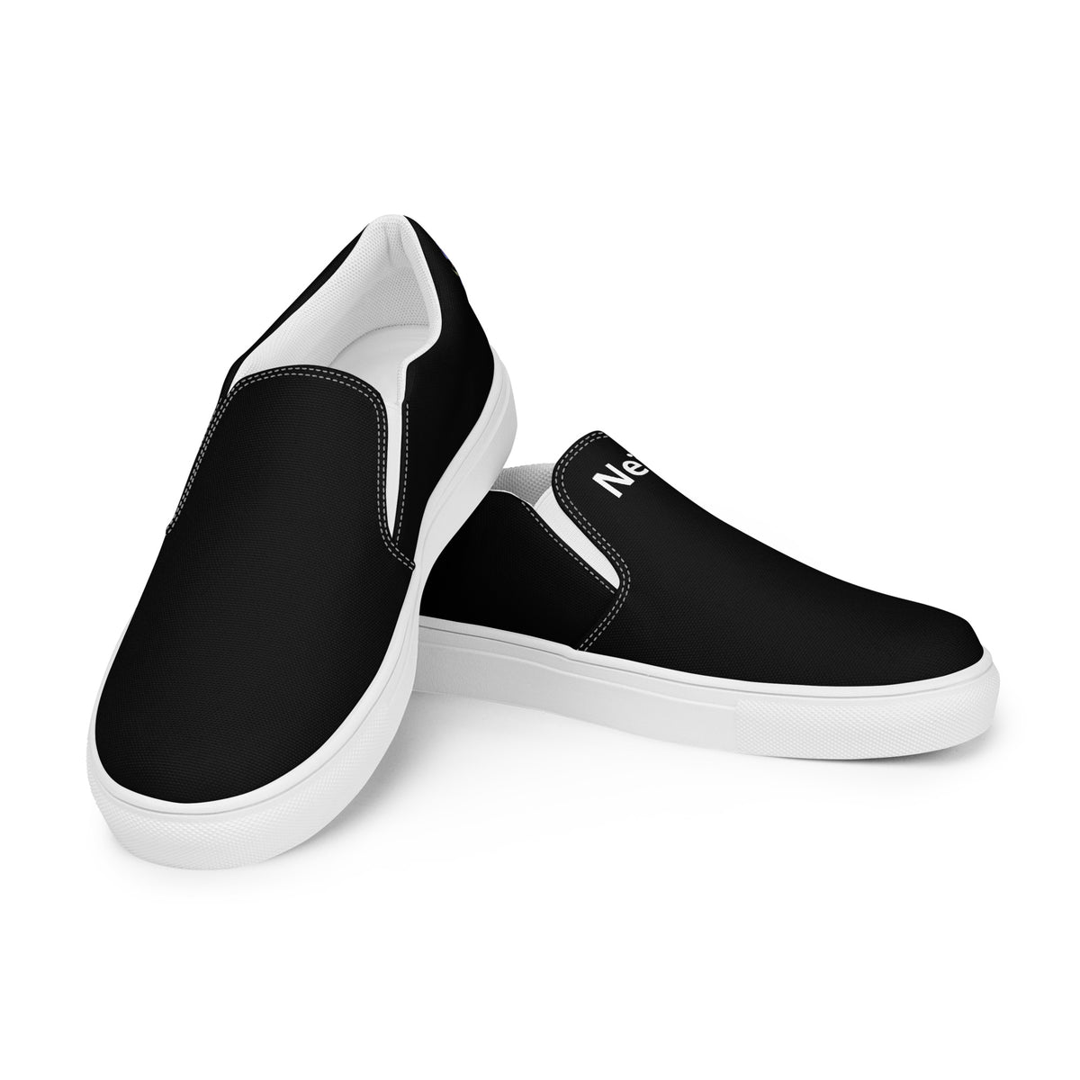 Tennis en toile sans lacets femme