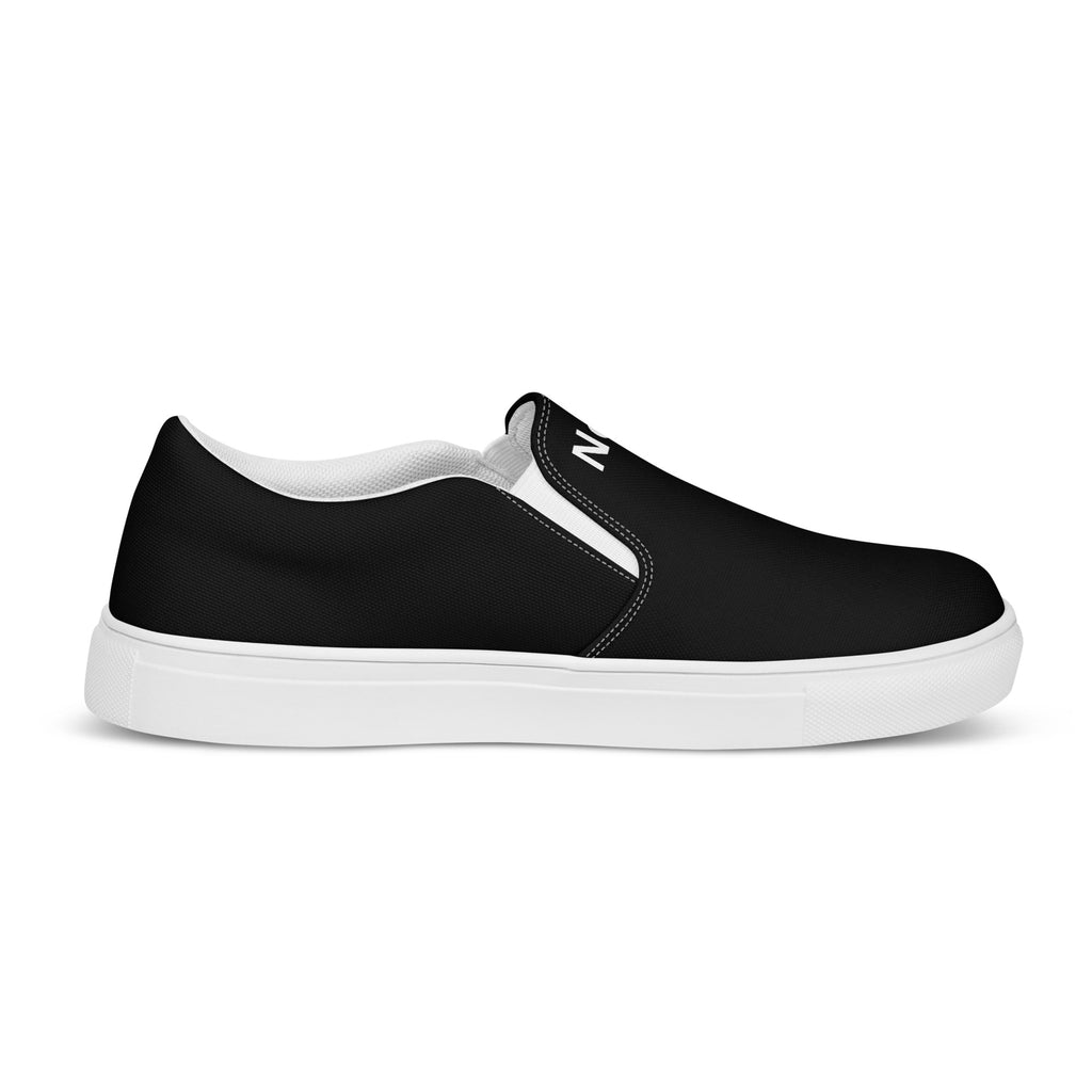 Tennis en toile sans lacets femme