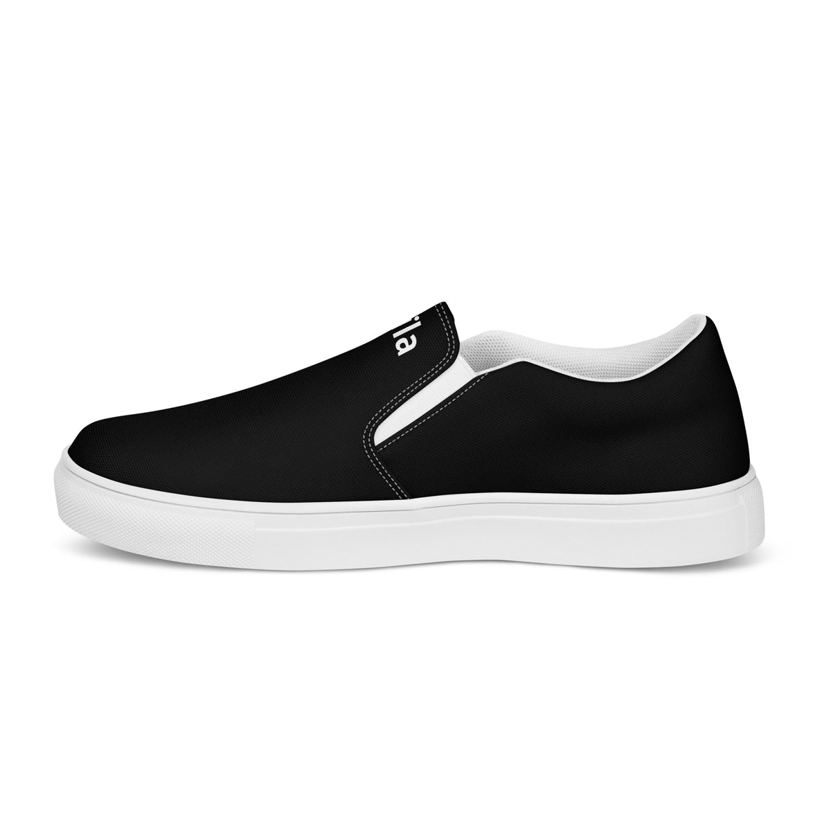 Tennis en toile sans lacets femme
