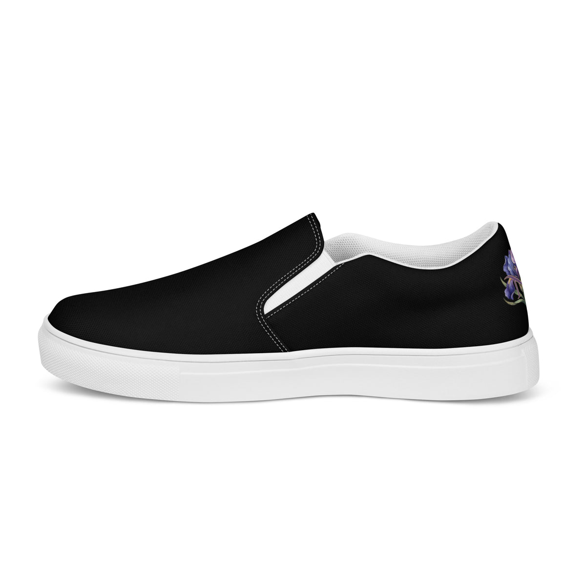 Tennis en toile sans lacets femme