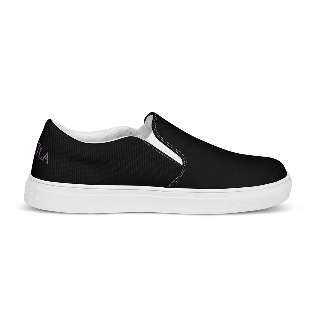 Tennis en toile sans lacets femme